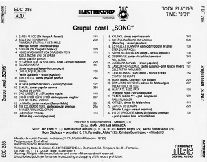 Ioan Luchian Mihalea, Grupul Coral „Song“ - Img 2