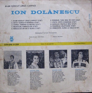 Ion Dolanescu – M-am nascut langa Carpati - Img 2