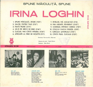 Irina Loghin – Spune maiculita, spune - Img 2