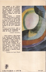 Italo Calvino - Cosmicomicarii. T cu indice zero - Img 2