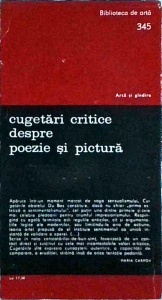 Jean Baptiste Du Bos - Cugetari critice despre poezie si pictura - Img 2