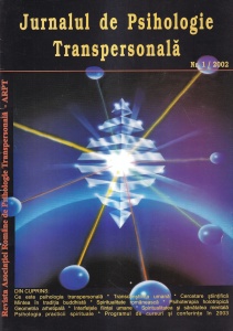 Jurnalul de Psihologie Transpersonala, nr. 1 , 2002