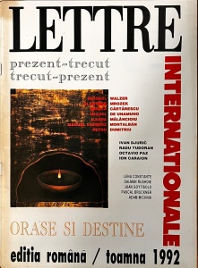 Lettre Internationale, nr. 3, toamna 1992