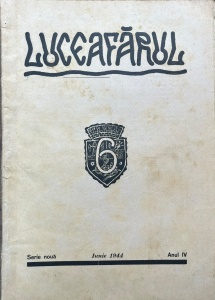 Luceafarul. Revista lunara de literatura, arta si cultura generala, nr. 6, iunie 1944