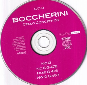 Luigi Boccherini - Cello Concertos Complete (3 CD) - Img 4
