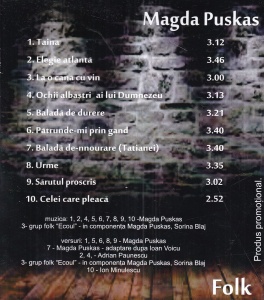 Magda Puskas - Folk (cu autograful artistului) - Img 2