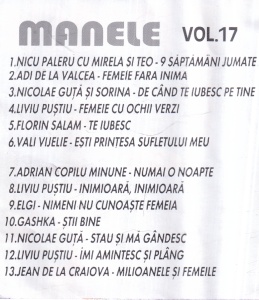 Manele hits vol. 17 - Img 2