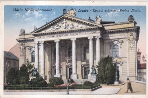 Maria Kiralyne-szinhaz. Oradea - Teatrul orasenesc Regina Maria (necirculata)