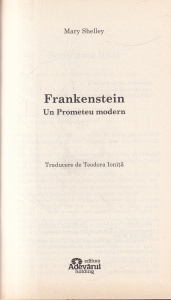 Mary Shelley - Frankenstein. Un Prometeu modern - Img 2