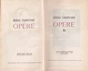 Mihail Sadoveanu - Opere, volumul 16. Ostrovul lupilor. Povestile de la Bradu Strimb. Anii de ucenicie - Img 2