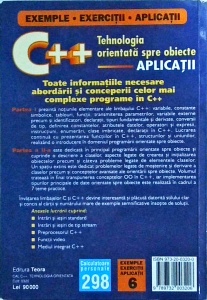 Mircea Dorin Popovici, Mircea Ioan Popovici - C++. Tehnologia orientata spre obiecte. Aplicatii - Img 2