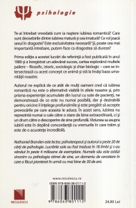 Nathaniel Branden - Psihologia iubirii romantice intr-o epoca fara romantism - Img 2