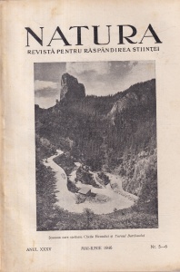 Natura. Revista pentru raspandirea stiintei, anul XXXV, nr. 5-6, mai-iunie 1946