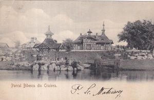 Parcul Bibescu din Craiova (circa 1900)