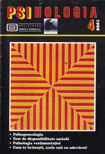 Psihologia, numarul 4, 1999