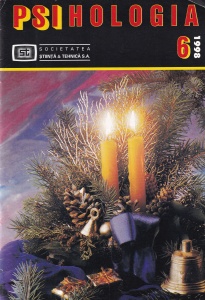 Psihologia, numarul 6, 1998