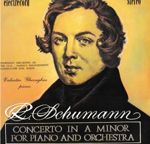 R. Schumann – Concerto In A Minor For Piano And Orchestra. Concertul pentru pian si orchestra in La Minor, Op. 54. Symphony Orchestra Of The Cluj-Napoca Philharmonic, conductor Emil Simon, piano Valentin Gheorghiu