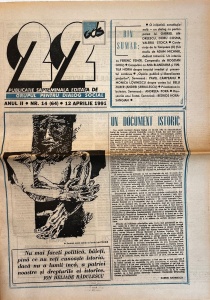 Revista 22, nr. 14, 12 aprilie 1991