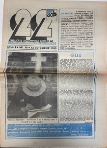 Revista 22, nr. 39, 12 octombrie 1990