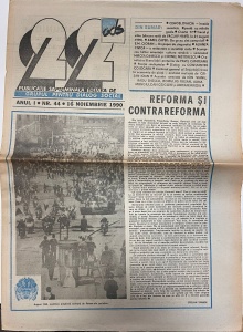 Revista 22, nr. 44, 16 noiembrie 1990