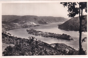 Romania. The Danube at Orsova (Ada-Kaleh Island) (necirculata)