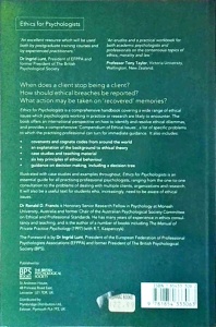 Ronald D. Francis - Ethics for Psychologists. A Handbook - Img 2