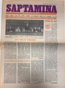 Saptamana, nr. 15, 14 aprilie 1989