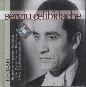 Sergiu Celibidache – Shostakovich. Hindemith. Beethoven. Haydn. Mozart. Brahms. Tchaikovsky. Britten. Mendelssohn Bartholdy (10 CD, sigilata)