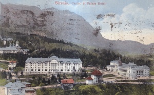 Sinaia, Casino si Palace Hotel (circulata 1916)