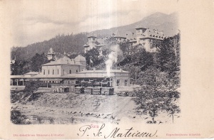 Sinaia. Gara - Din colecţinnea Stânceanu & Onofrei (circa 1900)