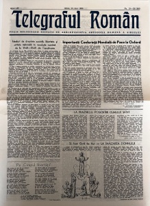 Telegraful roman, nr. 19-20/1988, 15 mai 1988. Foaie religioasa editata de Arhiepiscopia Ortodoxa Romana a Sibiului