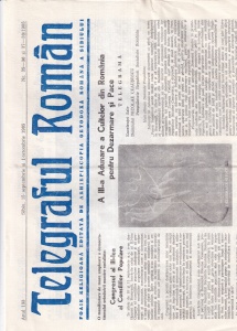 Telegraful roman, nr. 35-36 si 37-38, septembrie-octombrie1985. Foaie religioasa editata de Arhiepiscopia Ortodoxa Romana a Sibiului