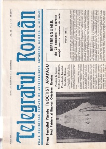 Telegraful roman, nr. 43-44 si 45-46, noiembrie-decembrie 1986. Foaie religioasa editata de Arhiepiscopia Ortodoxa Romana a Sibiului