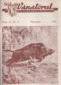 Vanatorul. Revista Asociatiei Generale a Vanatorilor din R.P.R. nr. 2, februarie 1951