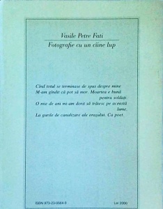 Vasile Petre Fati - Fotografie cu un caine lup - Img 2