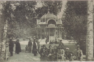 Vatra-Dornei. Pavilonul de muzica (circulata 1927)