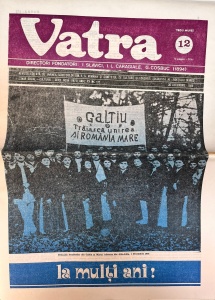 Vatra, nr. 177, 20 decembrie 1985