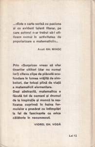 Viorel Gh. Voda - Surprize in matematica elementara - Img 2