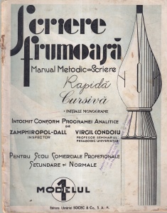 Zamphiropol-Dall, Virgil Condoiu - Scriere frumoasa. Manual metodic de scriere rapida cursiva (editie veche)
