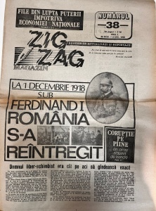 Zig Zag Magazin, nr. 38, 26 noiembrie - 2 decembrie 1990