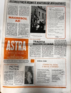 Astra, nr. 2, februarie 1990. Asociatiunea Transilvana pentru Literatura Romana si Cultura Poporului Roman