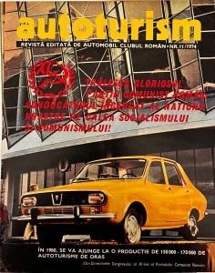 Autoturism. Revista editata de Automobil Clubul Roman, nr. 11/1974