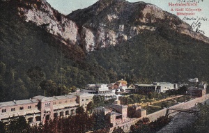 Baile Herculane / Herkulesfurdo. A furdo Kozpontja Mittelpunkt (necirculata)