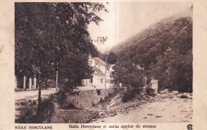 Baile Herculane si sursa apelor de stomac (circulata 1924)