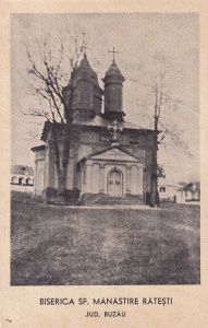 Biserica Sf. Manastire Ratesti. Jud. Buzau (necirculata)
