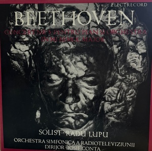 Concert nr. 5 pentru pian si Orchestra in Mi Bemol Major. Solist Radu Lupu, Orchestra Simfonica a Radioteleviziunii , dirijor Iosif Conta - Beethoven