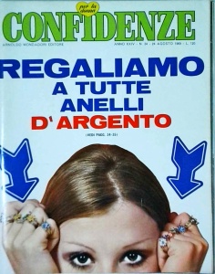Confidenze. Per la donna. Numero 34. 24 Agosto 1969