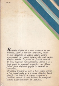 Constantin Stoicescu, Laviniu Munteanu - Factorii naturali de cura din principalele statiuni balneoclimaterice din Romania - Img 2