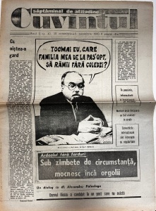 Cuvantul, nr. 40, 30 octombrie - noiembrie 1990