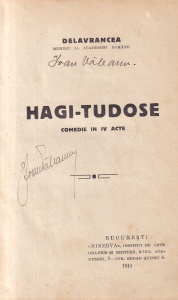 Delavrancea - Hagi-Tudose. Comedie in IV acte (1913)